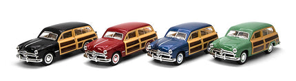 KINSMART metallist mudelauto 1949 Ford Woody Wagon, skaala 1:40