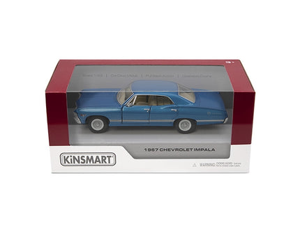 KINSMART metallist mudelauto 1967 Chevrolet Impala, skaala 1:43