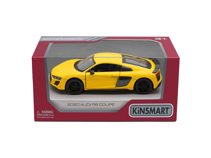 KINSMART Metallist auto 2020 Audi R8 Coupé, skaala 1:38