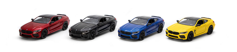 KINSMART Metallist auto BMW M8 Competition Coupe, skaala 1:38