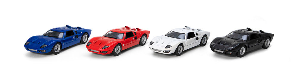 KINSMART Metallist auto 1966 Ford GT40 MKII, skaala 1:38