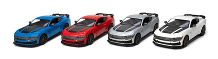 KINSMART metallist mudelauto 2024 Ford Mustang Dark Horse, skaala 1:38