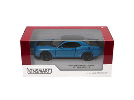 KINSMART Metallist auto 2023 Dodge Challenger SRT Demon 170, skaala 1:40