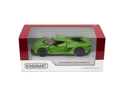 KINSMART metallist mudelauto Koenigsegg Jesko Absolut, skaala 1:36