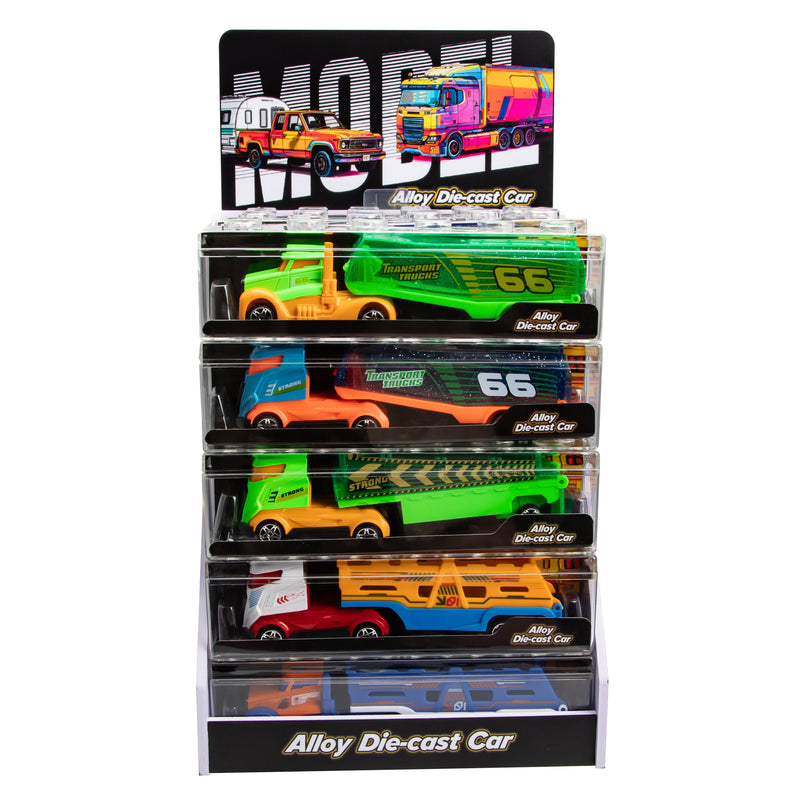 Metallist mudelveoauto haagisega, 20,5 cm