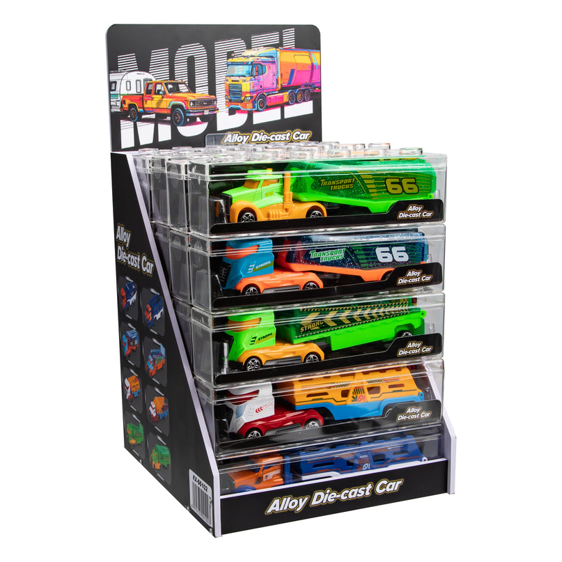 Metallist mudelveoauto haagisega, 20,5 cm