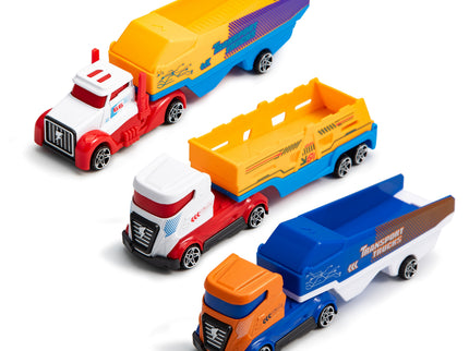 Metallist mudelveoauto haagisega, 20,5 cm