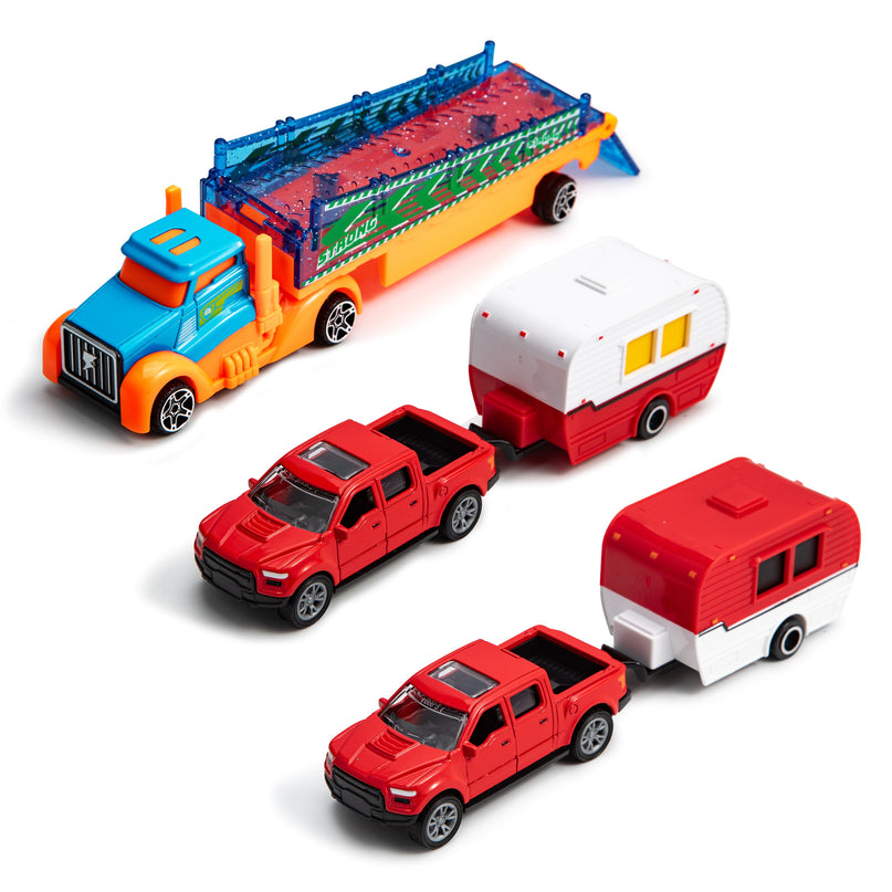 Metallist mudelveoauto haagisega, 20,5 cm