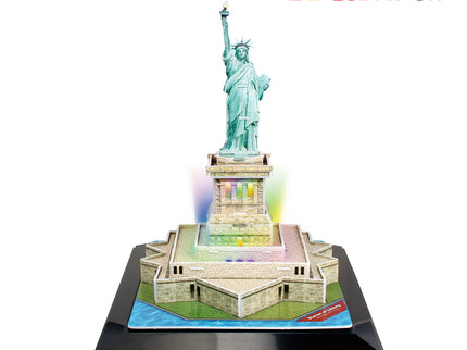 CUBICFUN 3D pusle Vabadussammas (LED-Valgustusega)