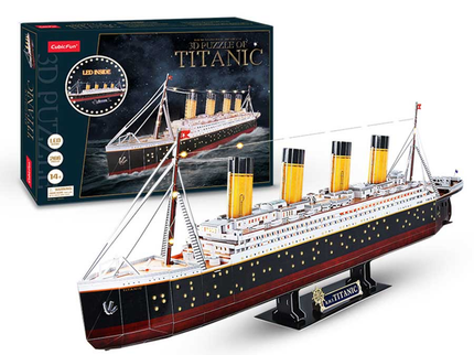 CUBIC FUN 3D pusle Titanic LED-iga