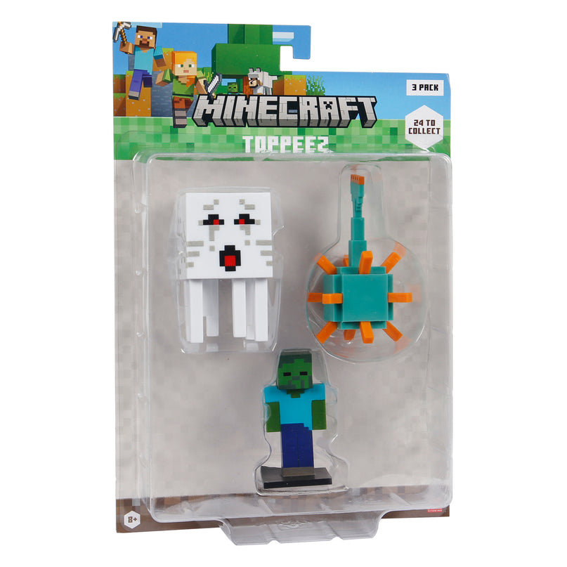 MINECRAFT 3D pliiatsi kaunistus 3-pakk