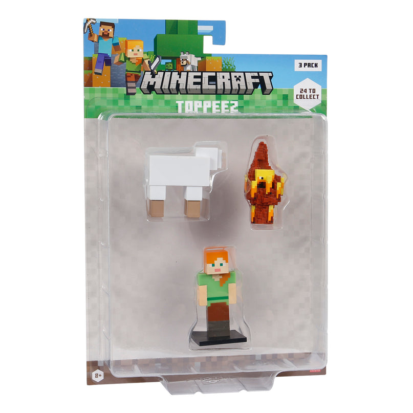 MINECRAFT 3D pliiatsi kaunistus 3-pakk