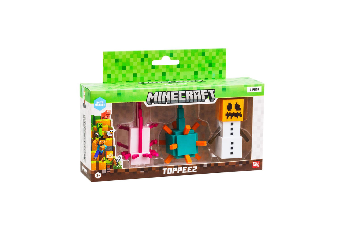 MINECRAFT 3D pliiatsi kaunistus 3-pakk