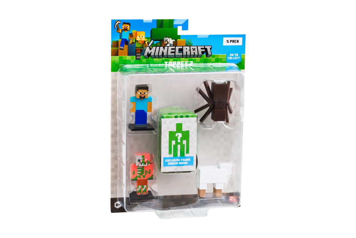 MINECRAFT 3D pliiatsi kaunistus 5-pakk