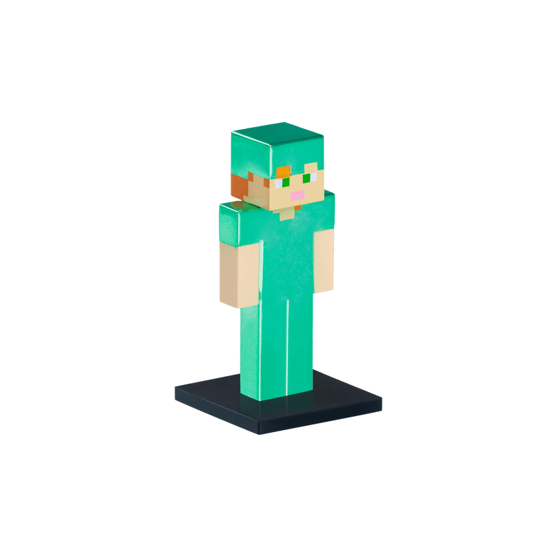 MINECRAFT 3D pliiatsi kaunistus pimepakis, 6 cm