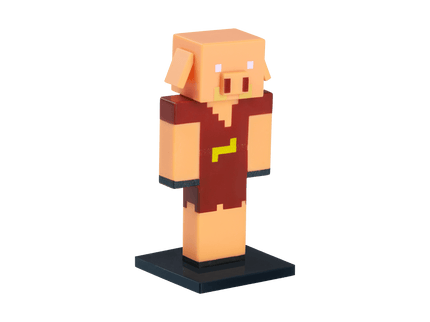 MINECRAFT 3D pliiatsi kaunistus pimepakis, 6 cm