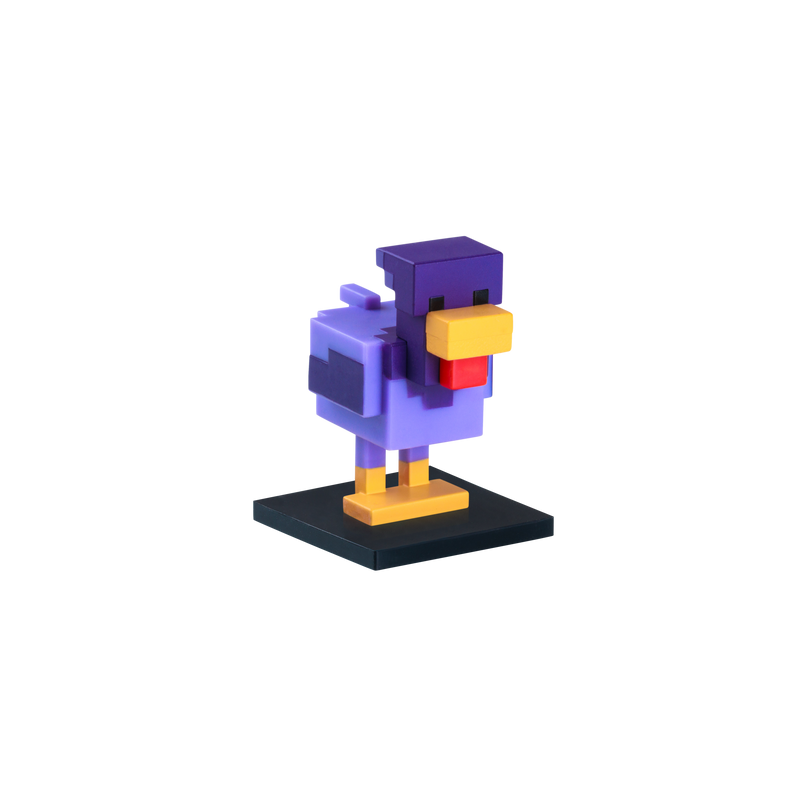 MINECRAFT 3D pliiatsi kaunistus pimepakis, 6 cm