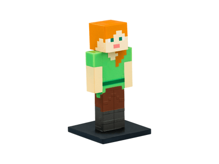 MINECRAFT 3D pliiatsi kaunistus pimepakis, 6 cm