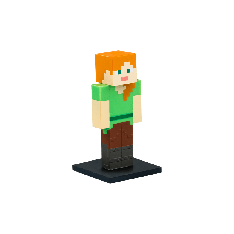 MINECRAFT 3D pliiatsi kaunistus pimepakis, 6 cm