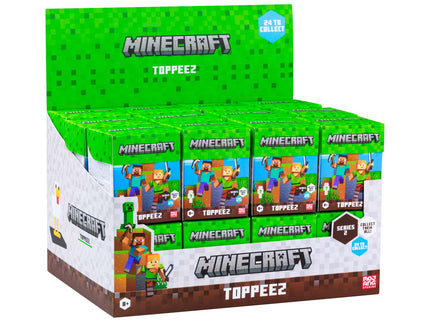 MINECRAFT 3D pliiatsi kaunistus pimepakis, 6 cm