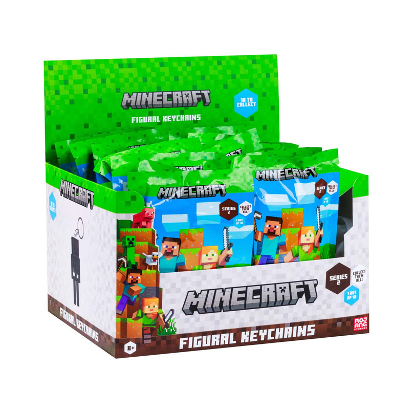 MINECRAFT figuur-võtmehoidja pimepakis, 6 cm