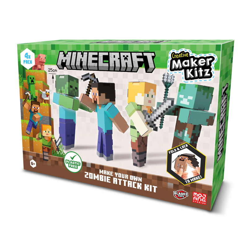 MINECRAFT meisterdamise komplekt Tehke oma zombirünnak