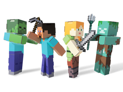 MINECRAFT meisterdamise komplekt Tehke oma zombirünnak