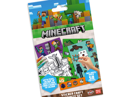 Minecrafti kleepsudega tegevuskomplekt