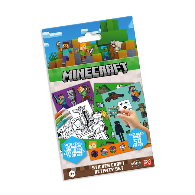 Minecrafti kleepsudega tegevuskomplekt