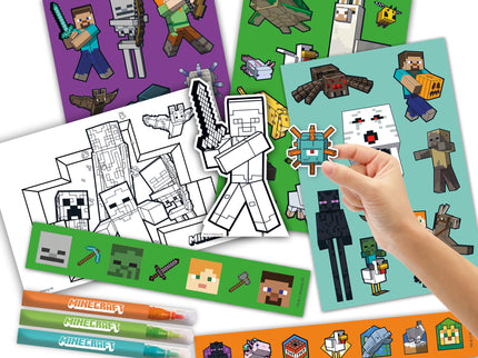 Minecrafti kleepsudega tegevuskomplekt