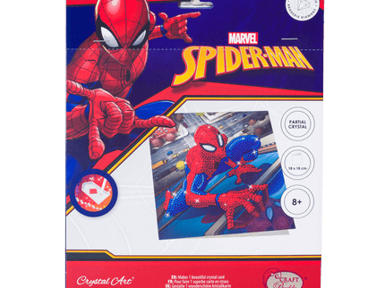SPIDER-MAN Teemantmaal Õnnitluskaart Spiderman, 18 x 18 cm