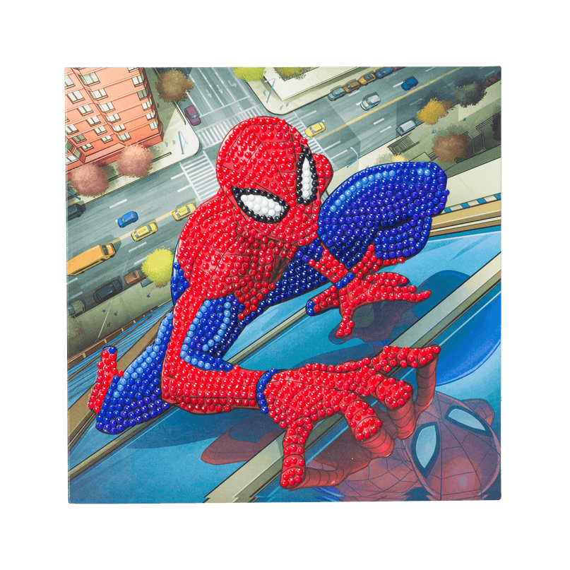 SPIDER-MAN Teemantmaal Õnnitluskaart Spiderman, 18 x 18 cm