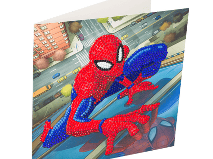 SPIDER-MAN Teemantmaal Õnnitluskaart Spiderman, 18 x 18 cm