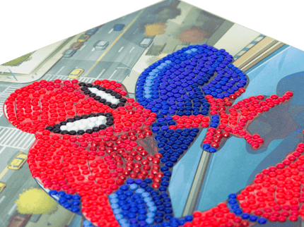 SPIDER-MAN Teemantmaal Õnnitluskaart Spiderman, 18 x 18 cm