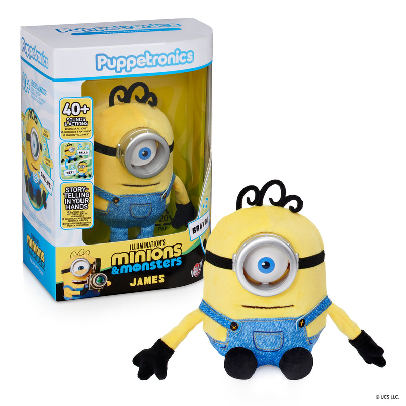 REAL FX MINIONS Palm Puppetronic interaktiivne mänguasi - James