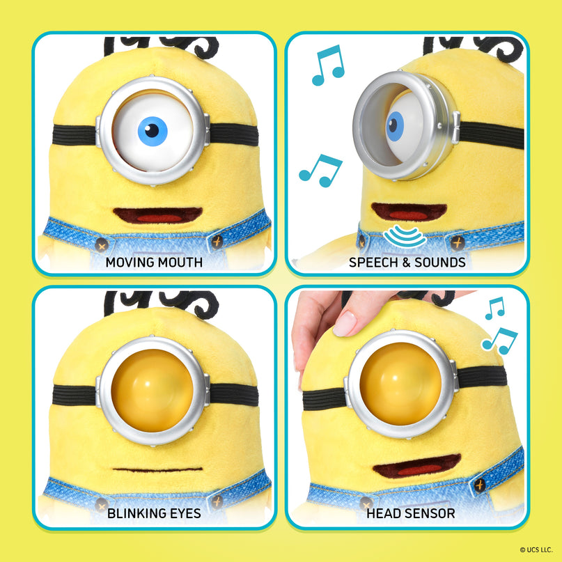 REAL FX MINIONS Palm Puppetronic interaktiivne mänguasi - James
