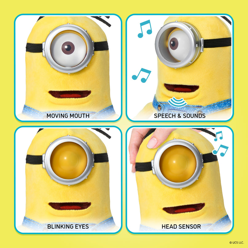 REAL FX MINIONS Palm Puppetronic interaktiivne mänguasi - Dick