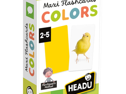 HEADU Maxi kaardid Montessori värvid