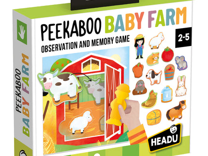 HEADU mälumäng Peekaboo Baby Farm