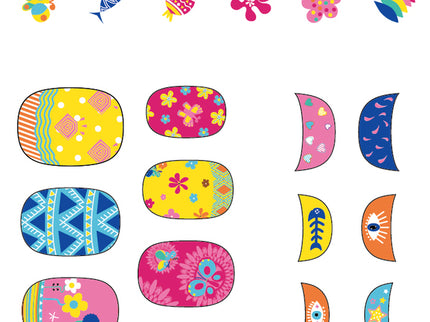 AVENIR Küünekleepsud: Lill