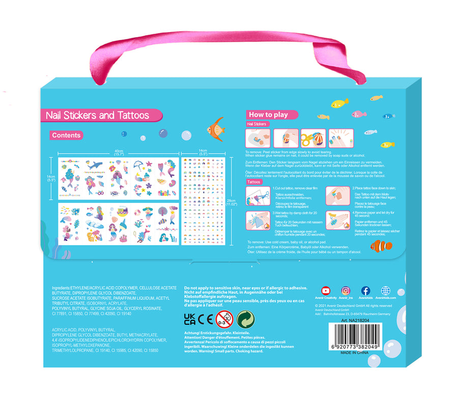 AVENIR küünekleebised ja tätoveeringud - Merineitsi