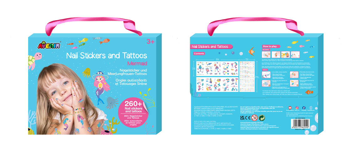 AVENIR küünekleebised ja tätoveeringud - Merineitsi