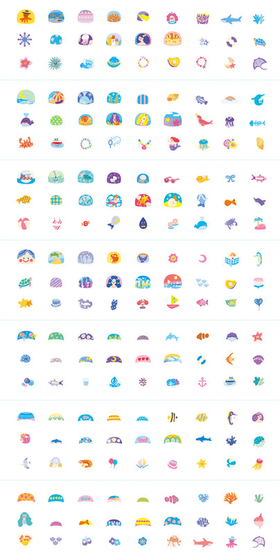 AVENIR küünekleebised ja tätoveeringud - Merineitsi