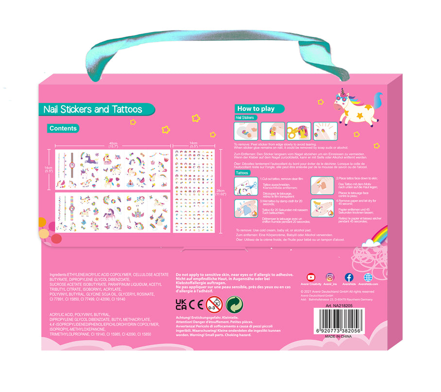 AVENIR küünekleebised ja tätoveeringud - Ükssarvik