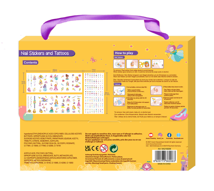 AVENIR küünekleebised ja tätoveeringud - Printsess