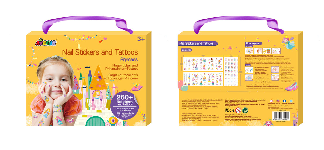 AVENIR küünekleebised ja tätoveeringud - Printsess