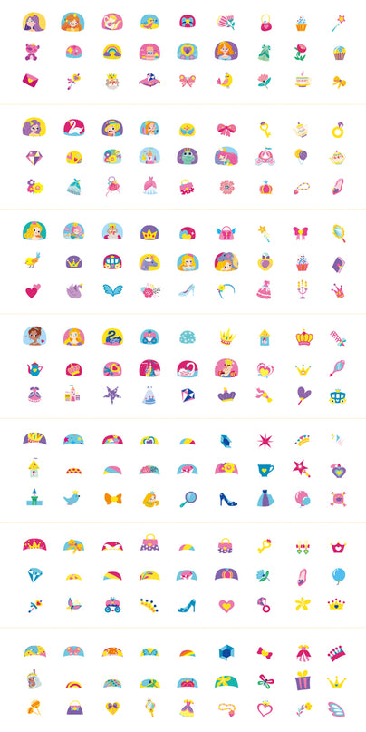 AVENIR küünekleebised ja tätoveeringud - Printsess