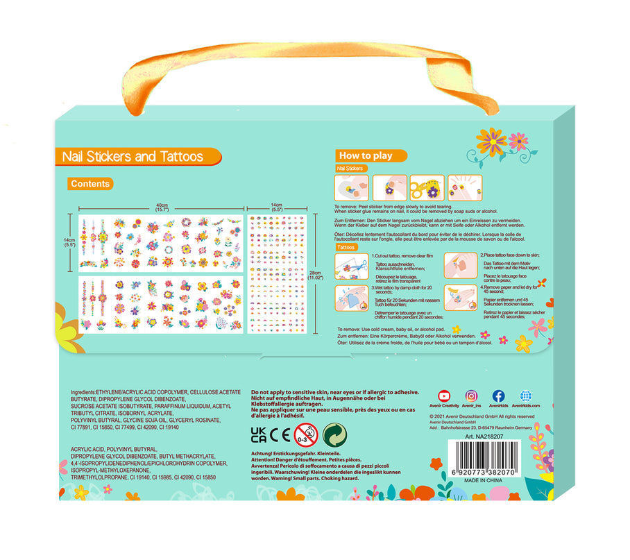 AVENIR küünekleebised ja tätoveeringud - Lill