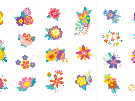 AVENIR küünekleebised ja tätoveeringud - Lill