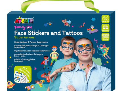 AVENIR Tattoo-kleepsud Superkangelased